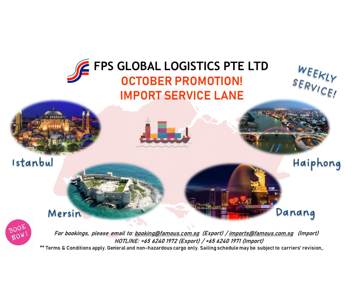 Vessels Schedule FPS Global Logistics